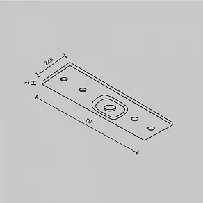 Крепление для трека Maytoni Accessories for tracks Exility TRA034C-21W