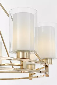 Подвесная люстра LUMINA DECO Marietta LDP 8025-8 F.GD+WT