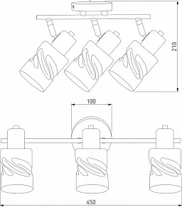 Бра Eurosvet Ansa 20120/3 хром