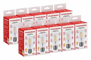 Лампа светодиодная Thomson Filament A60 E27 11Вт 2700K TH-B2063