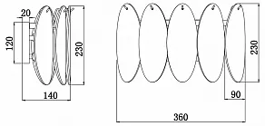 Бра Freya Demure FR5189WL-02CH