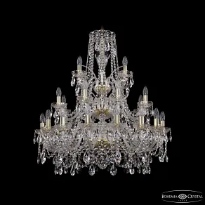 Подвесная люстра Bohemia Ivele Crystal 1411 1411/16+8+4/300/3d G