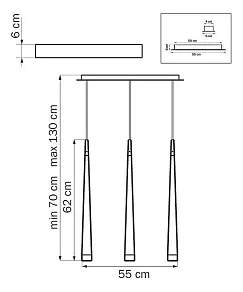 Подвесной светильник Lightstar Punto 807036