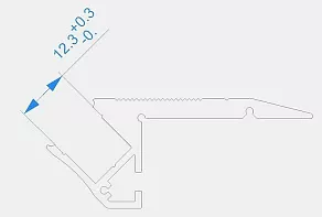 Профиль накладной Deko-Light AL-01-10 970503