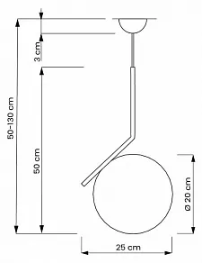 Подвесной светильник LUMINA DECO Sorento LDP 1215-200 WT+BK