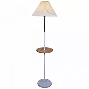 Торшер с полкой Reluce 02030 02030-0.6-01A WH