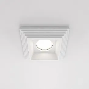 Встраиваемый светильник Maytoni Gyps Modern DL005-1-01-W-1