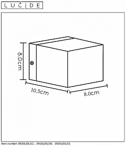 Накладной светильник Lucide Devi 09201/01/30