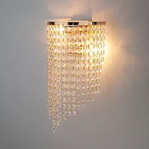 Бра Eurosvet Cinila 3102/2 золото/прозрачный хрусталь Strotskis