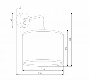 Бра TK Lighting Juta 6858 Juta