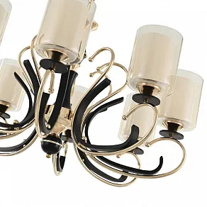 Подвесная люстра Arte Milano Florentia-2237 302237/8 Bk/Gd