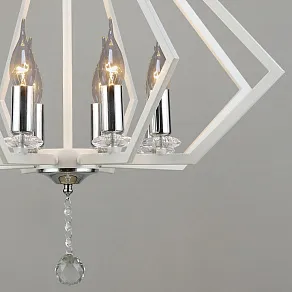 Подвесная люстра Reluce 05325 05325-0.4-08 WT+CR
