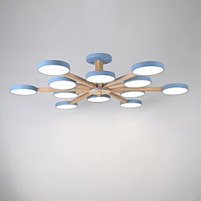 Люстра на штанге Imperiumloft TURNA Blue TURNA-B01