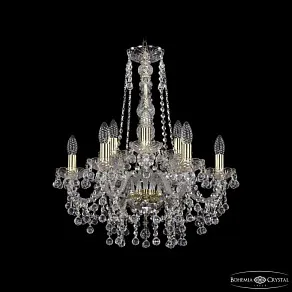 Подвесная люстра Bohemia Ivele Crystal 1409 1409/6+3/195/h-63 G