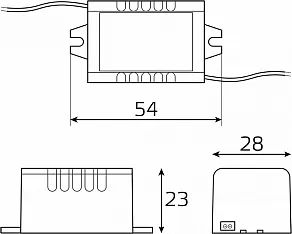 Блок питания с проводом Gauss  BT520