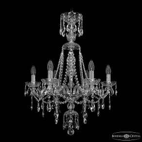 Подвесная люстра Bohemia Ivele Crystal 1415 1415/6/200/XL-77 Ni