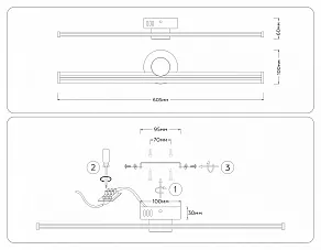 Накладной светильник Ambrella Light COMFORT FL6102