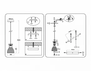 Подвесной светильник Ambrella Light TR TR3401