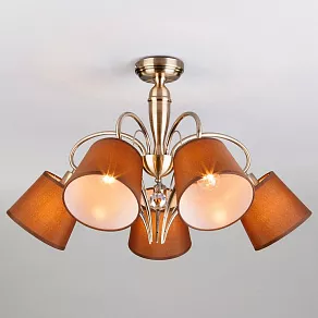 Люстра на штанге Eurosvet Lilly 60074/5 античная бронза