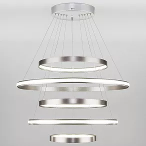 Подвесной светильник Eurosvet Olympia 90179/5 сатин-никель 145W