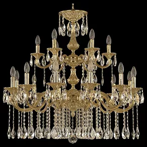 Подвесная люстра Bohemia Ivele Crystal 7201 72101/12+6/300/2d A G