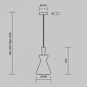 Подвесной светильник Maytoni Toys MOD405PL-01W2
