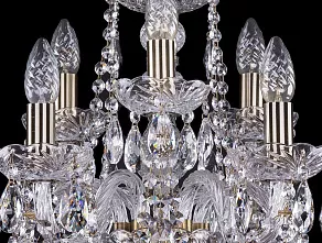 Подвесная люстра Bohemia Ivele Crystal 1402 1402/6_3/195/Pa
