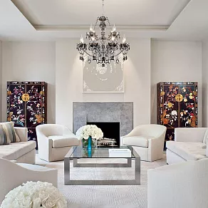 Потолочная люстра Eurosvet Teodore 10103/12 хром/дымчатый хрусталь Strotskis