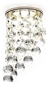 Встраиваемый светильник Ambrella Crystal K205 K205C CL/G