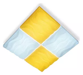 Накладной светильник Ambrella FP FP2381 WH 128W D500*500