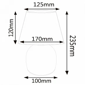 Настольная лампа декоративная Uniel UML-B304 UL-00012430