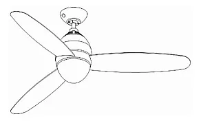 Светильник с вентилятором Globo Premier 300