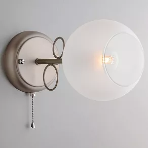 Бра Eurosvet Tondo 70095/1 сатин-никель