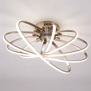 Потолочная люстра Eurosvet Evia 90100/5 сатин-никель 95W