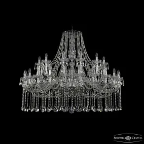 Подвесная люстра Bohemia Ivele Crystal 1413 1413/24+12/530 Ni