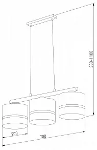Подвесной светильник TK Lighting Paglia 6694 Paglia