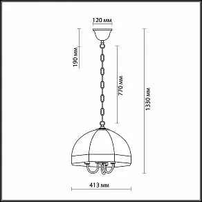 Подвесной светильник Odeon Light Valso 2344/3A