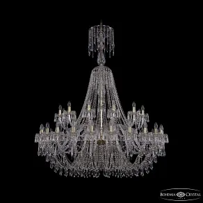 Подвесная люстра Bohemia Ivele Crystal 1403 1403/24+12/530/XL-160 G