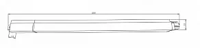 Накладной светильник Maytoni Basis TR000-1-24W3K-W