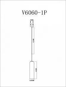 Подвесной светильник Moderli Celebria V6060-1P