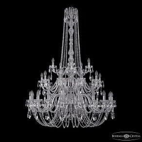 Подвесная люстра Bohemia Ivele Crystal 1402 1402/20+10+5/400/h-158/3d Ni