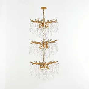 Подвесная люстра Arte Milano Веточка 230516.460-1000.18.E14.F2.3D IB