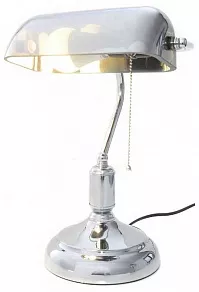 Настольная лампа декоративная LUMINA DECO Banker LDT 305 CHR