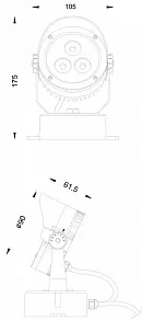 Светильник на штанге Deko-Light Power Sport IV WW 730281