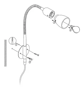 Бра Globo Arni 5455-1W