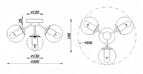 Потолочная люстра Freya Richard FR5596CL-03CH