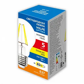 Лампа светодиодная Volpe  E27 5Вт 3000K UL-00008294