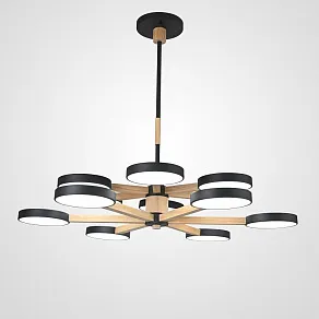 Люстра на штанге Imperiumloft TURNA Black TURNA-DBL01