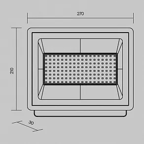 Настенно-потолочный прожектор Maytoni Flood FL001-L100B4K