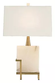 Настольная лампа декоративная Imperiumloft Art-Deco White marble 43,117